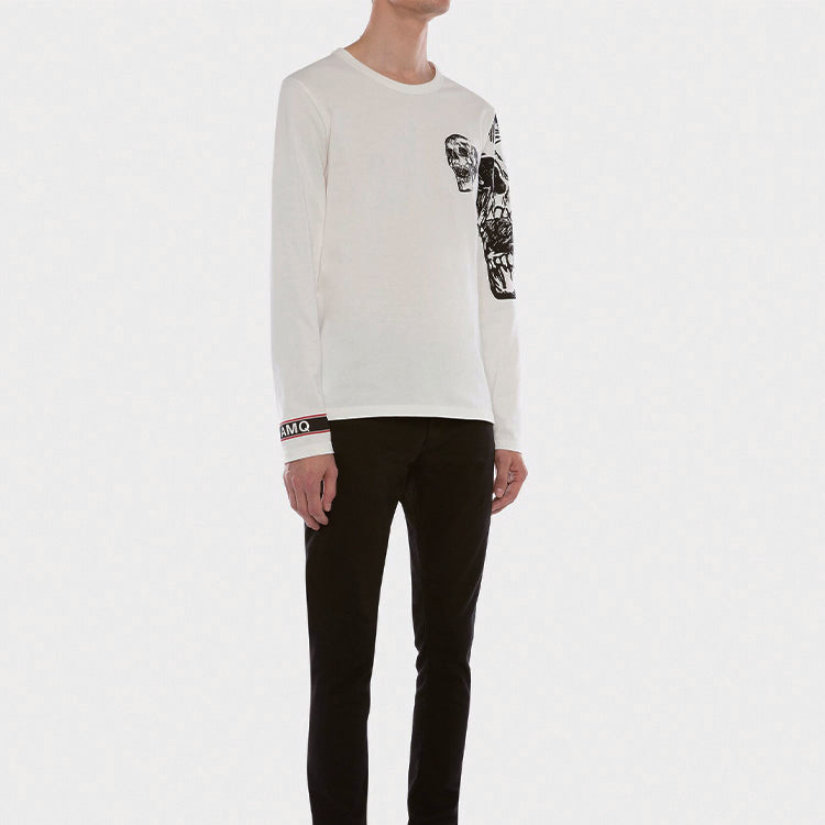 Men's Alexander McQueen Short Sleeve White 599567QOZ690900