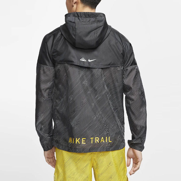 Nike Windrunner hooded Trail Running Jacket Black CQ7962-010