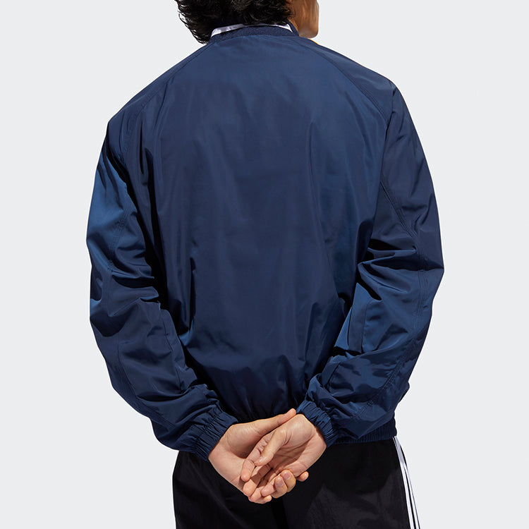 adidas originals Embroidery Logo Sports Jacket Coat Male Blue GD2095