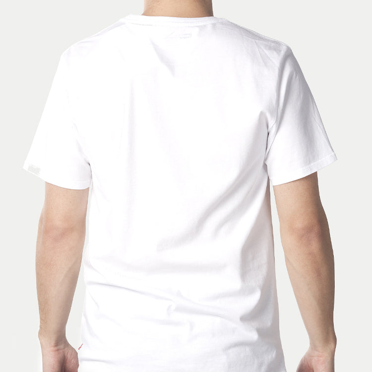 Men's Levis Classic Logo White Printing Short Sleeve White 17783-0140