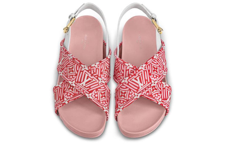 (WMNS) LOUIS VUITTON LV Crafty Bom Dia 'Pinkred White' 1A85DV