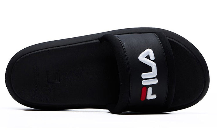 (WMNS) FILA Donut Fashion Casual Slippers For Black F12W124622FBK