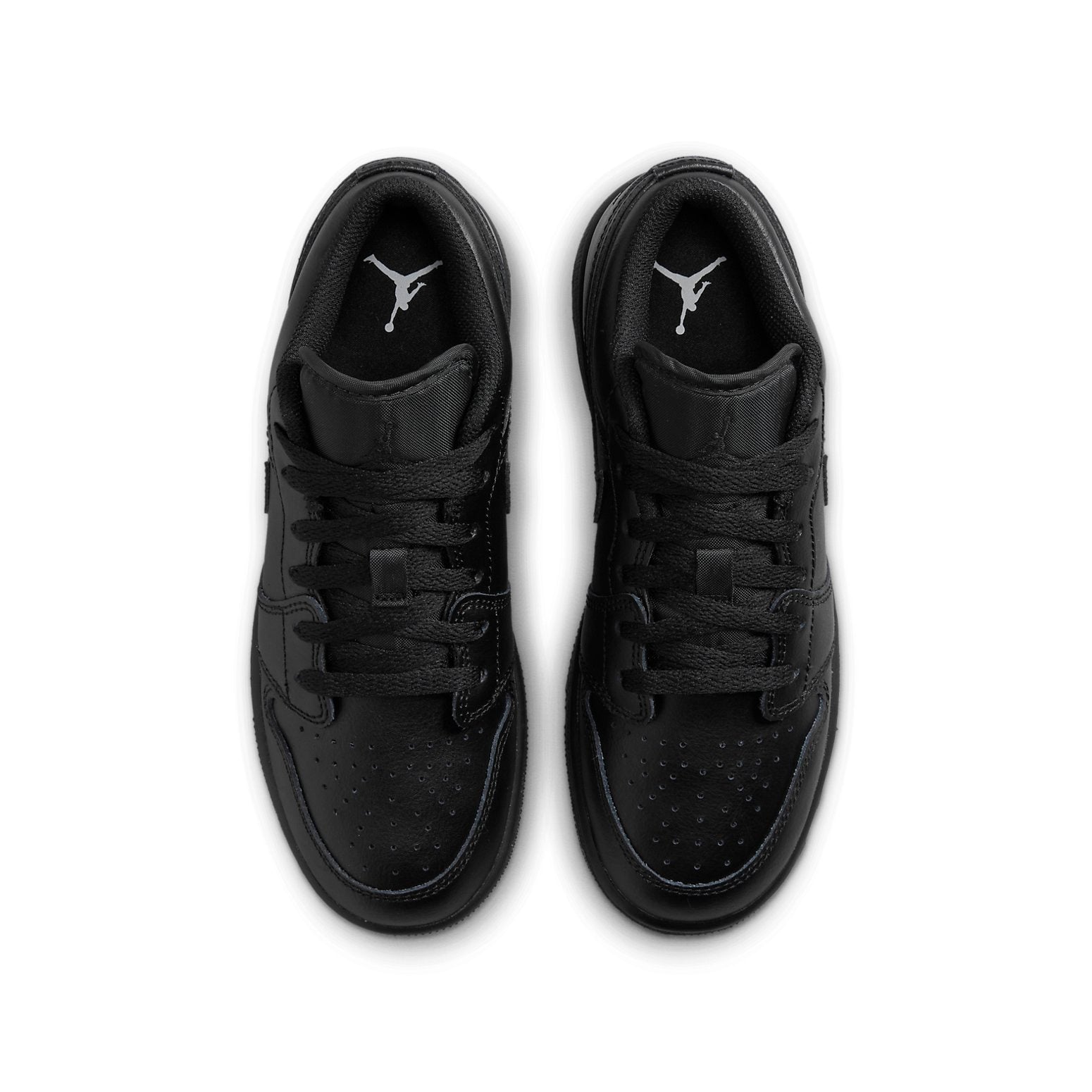 (GS) Air Jordan 1 Low 'Triple Black' 553560-093