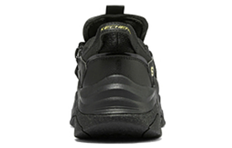 (WMNS) Skechers Dlites Stamina 'Black Yellow' 896072-BKYL