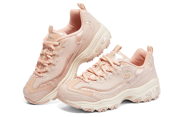 (WMNS) Skechers D'Lites 1.0 'Pink White' 149463-ROS