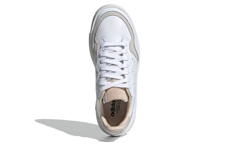 (GS) adidas Supercourt J 'White Brown' EE8795