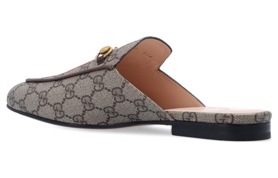(WMNS) GUCCI Princetown Slipper 'Gucci Tiger - Beige Ebony' 687841-UTG10-9760