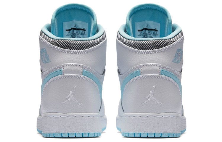 (GS) Air Jordan 1 Retro High 'White Still Blue' 332148-106