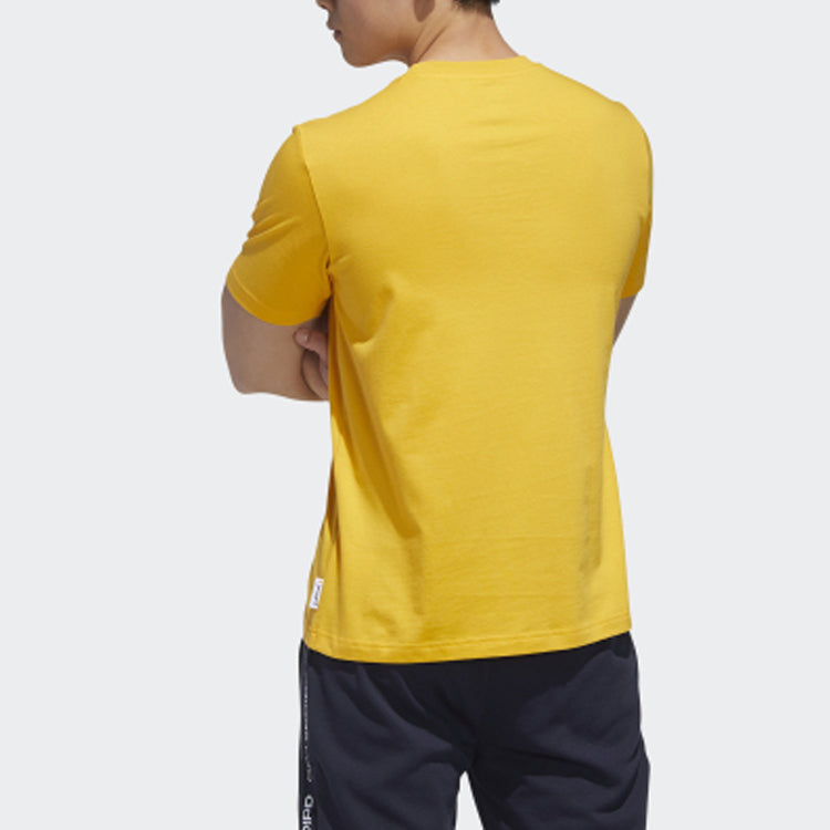 adidas neo Yellow Sports Short Sleeve Yellow GL7218