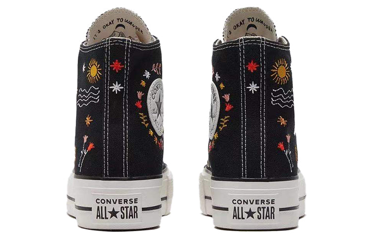 (WMNS) Converse Chuck Taylor All Star Platform High 'It's Okay To Wander - Black' 571085C
