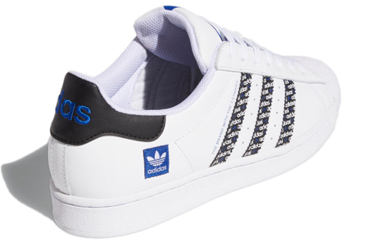 adidas originals Superstar 'White Black Blue' FZ4832