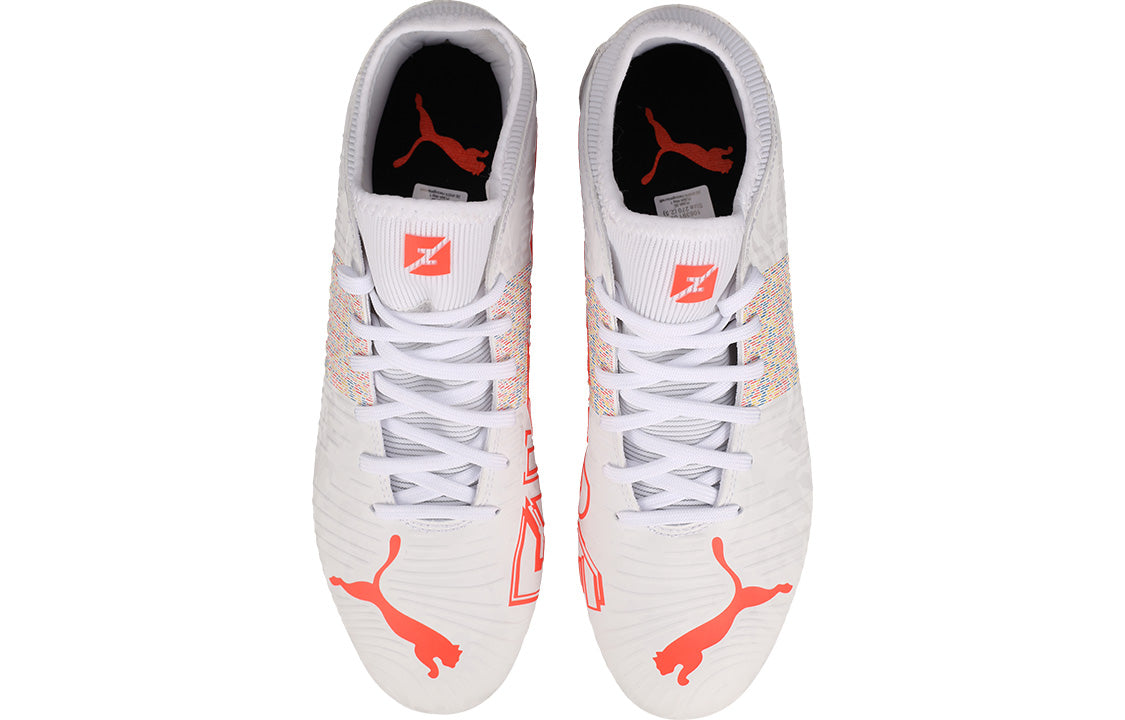 PUMA Future Z 4.1 MG Soccer Shoes White/Orange 106391-03