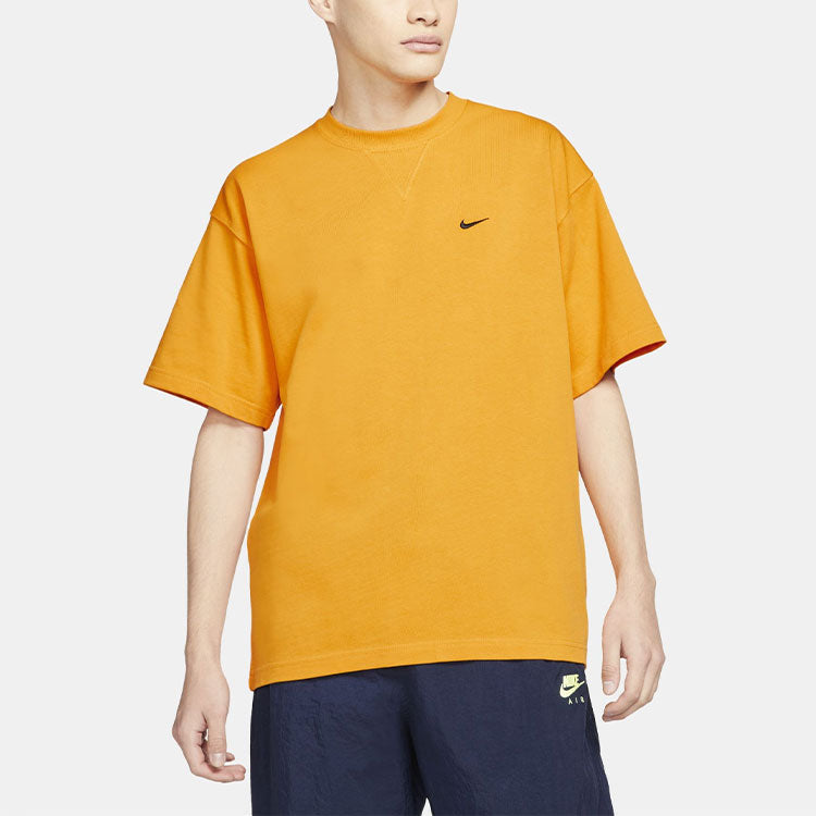 Nike Air x Kim Jones Crossover Logo Alphabet Printing Round Neck Short Sleeve US Edition Couple Style Orange DC9986-804