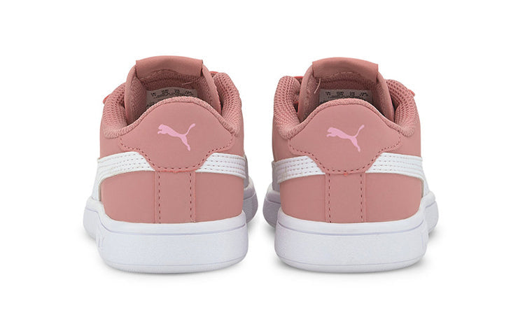 (PS) PUMA Smash V2 Buck V Ps Leisure Board Shoes Pink/White 365183-21
