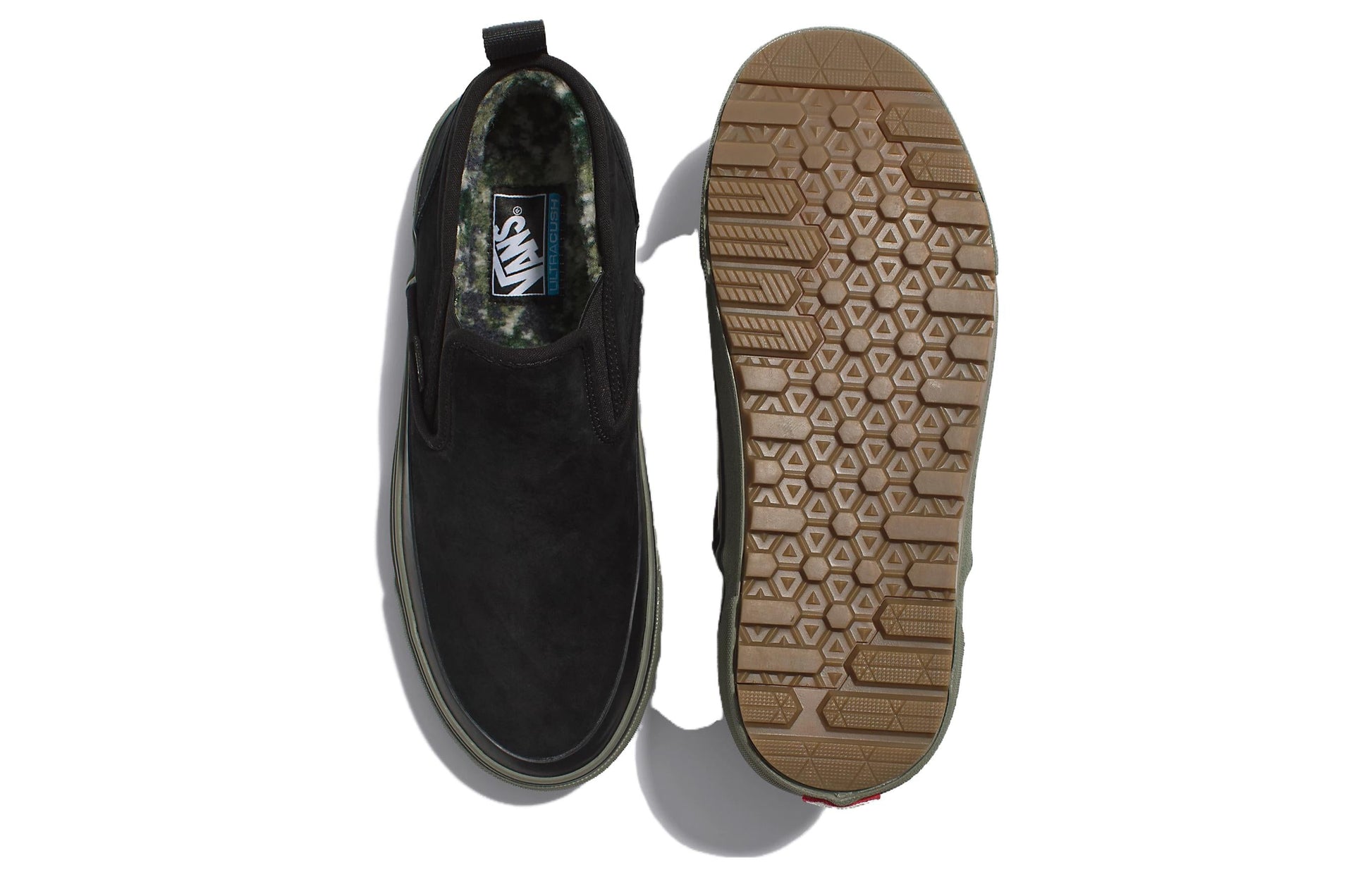 Vans Rain Camo Mid Slip MTE-1 Shoes 'Black Green' VN0A5KQSDOL