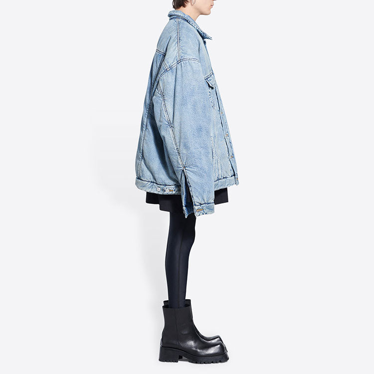 Balenciaga Padded Jacket 'Indigo' 681689TJW924012