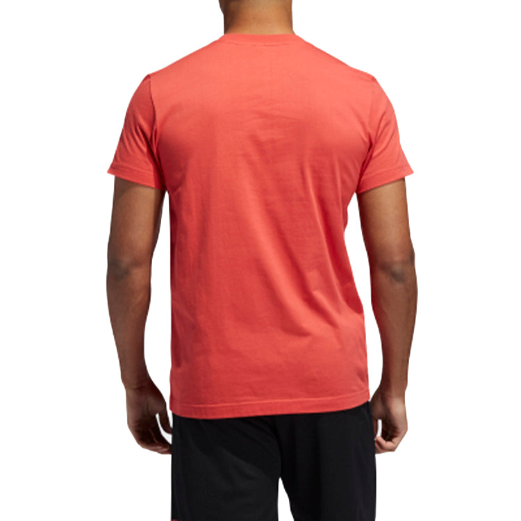 adidas Basketball Sports Short Sleeve Red FT8836