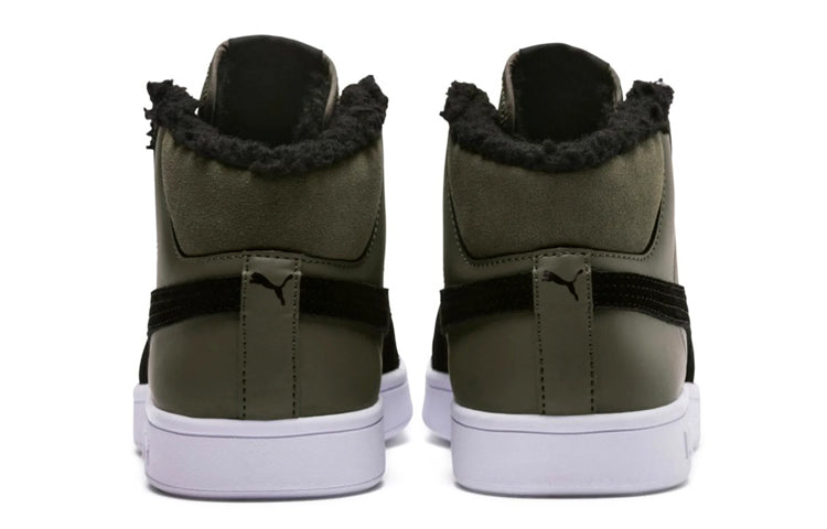 PUMA Smash v2 Mid Winterized 'Black Green' 367338-02
