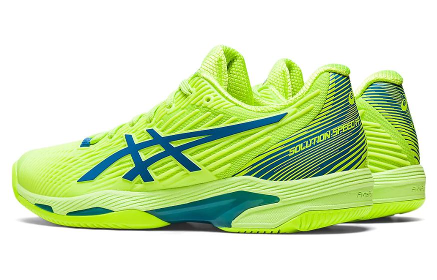 (WMNS) ASICS Solution Speed FF 2 'Hazard Green' 1042A136-300
