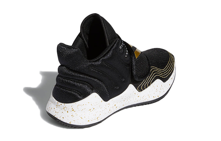 (GS) adidas Deep Threat J 'Black Yellow White' FV8633