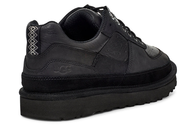 UGG Highland Sport Hiker Low Fleece Lined Casual Shoe Black 1112382-BTNL