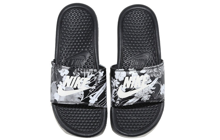 (WMNS) Nike FA18 BENASSI JDI PRINT 'Black White' 618919-020