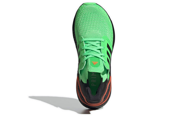 (GS) adidas UltraBoost 20 Big Kids 'Shock Lime' EG4859