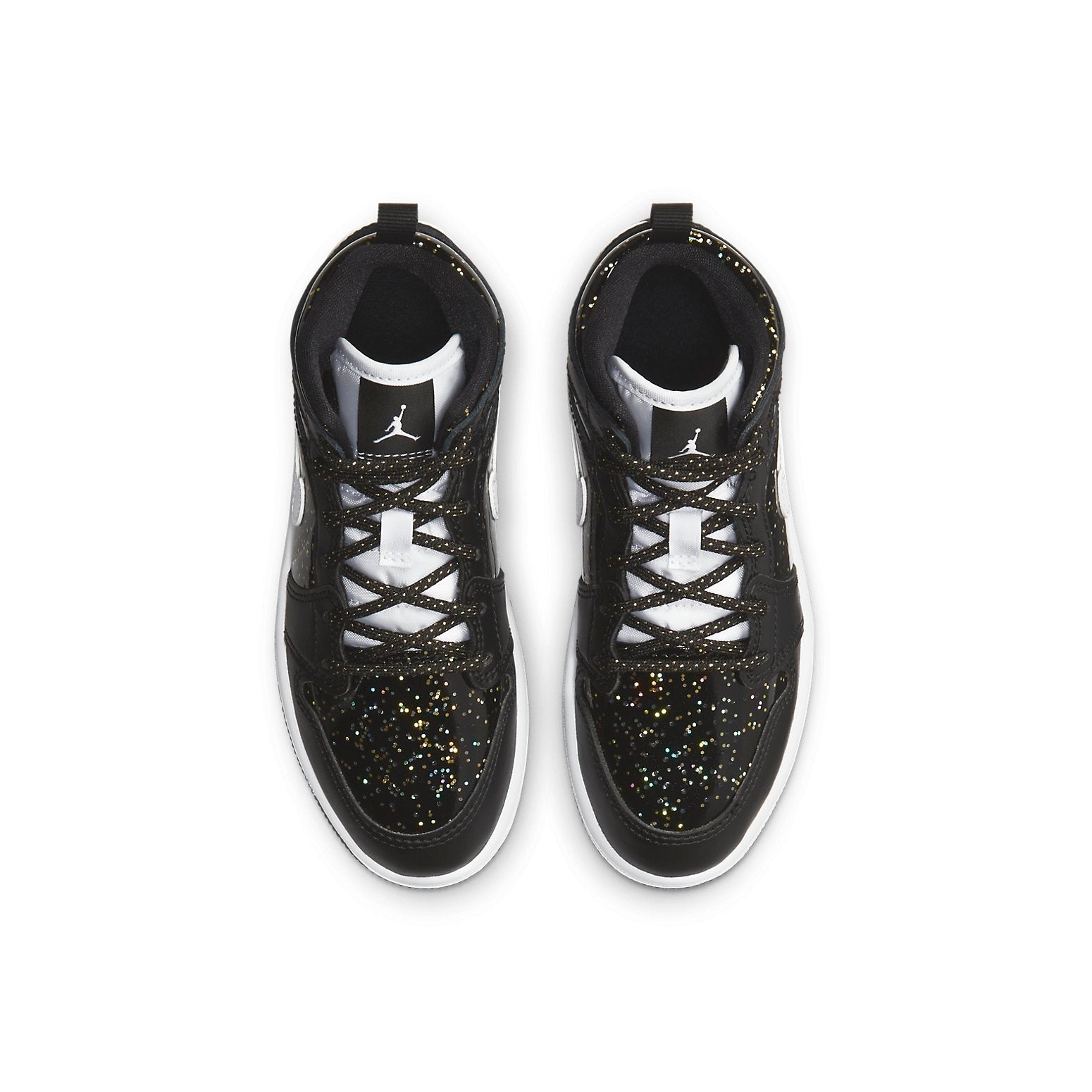 (PS) Air Jordan 1 Mid SE 'Black Glitter' AV5173-001