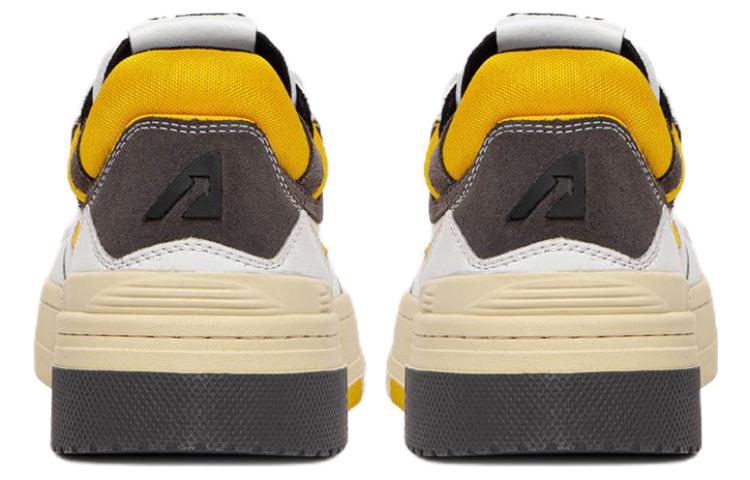 Autry CLC Leather Sneakers 'White Black Yellow' ROLM-MM10