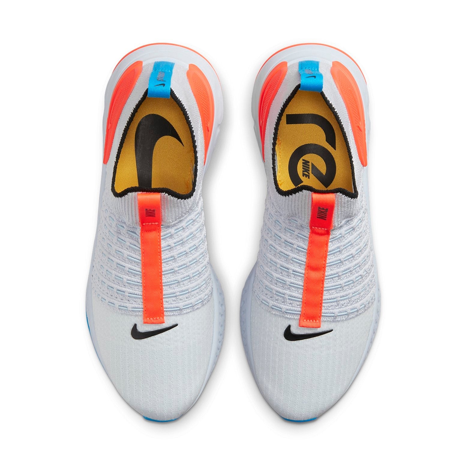 (WMNS) Nike React Phantom Run Flyknit 2 'Grey Bright Crimson' DV2179-001