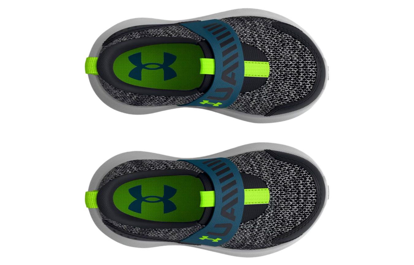 (TD) Under Armour Surge 3 Slip 'Black Static Blue' 3026530-002