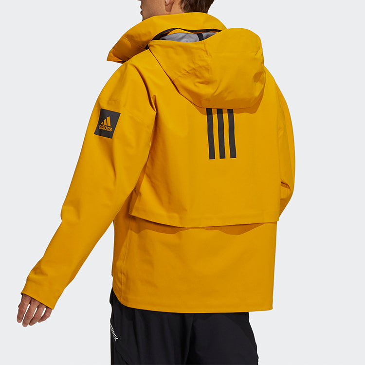 adidas Outdoor Sports Hooded Jacket Yellow GL1356
