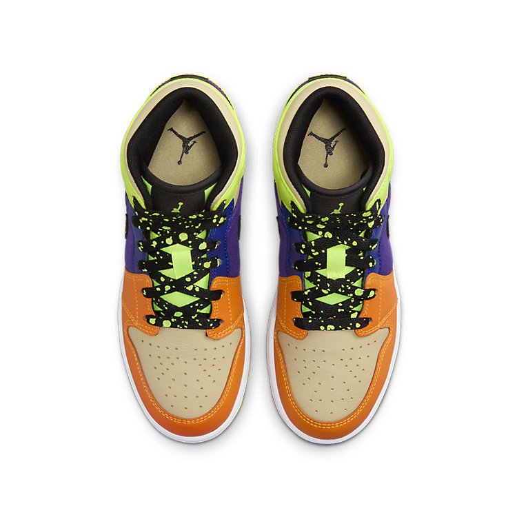 (GS) Air Jordan 1 Mid SE 'Volt Vivid Orange' FD8795-700
