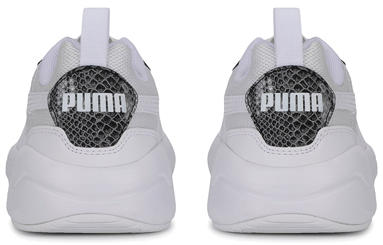 (WMNS) PUMA Nuage Run Snake Sports White/Black 373221-01