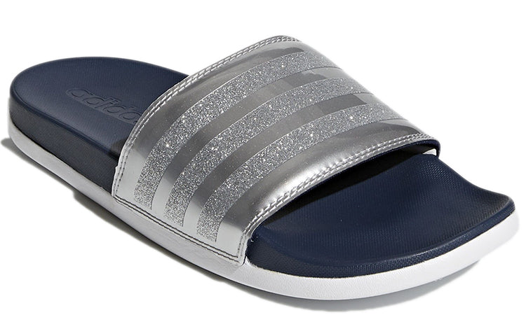 (WMNS) adidas Adilette Cloudfoam Plus 'Silver Blue' CG3411