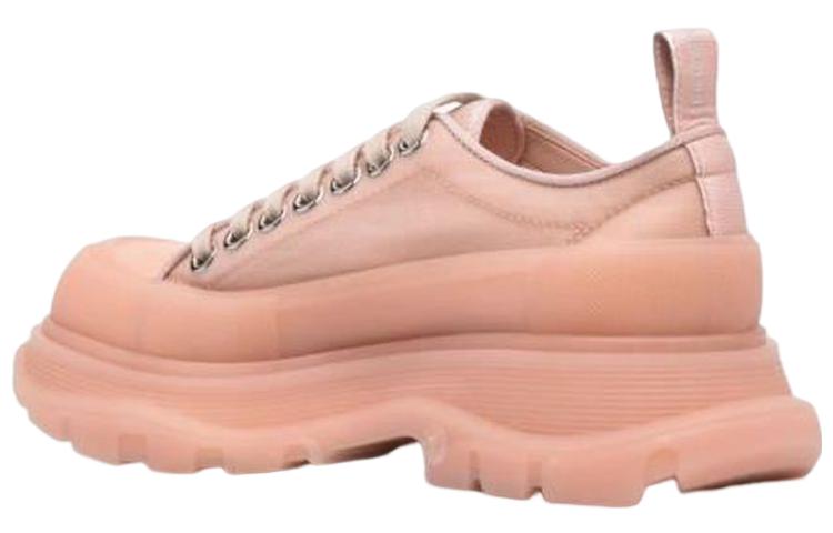 (WMNS) Alexander McQueen Tread Slick Lace Up Polyamide Sneakers 'Pink' 658080W4Q316833