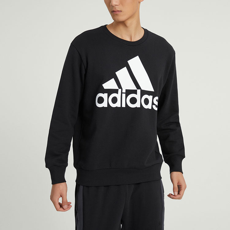 adidas Essentials French Terry Big Logo Sweatshirt 'Black' IC9324