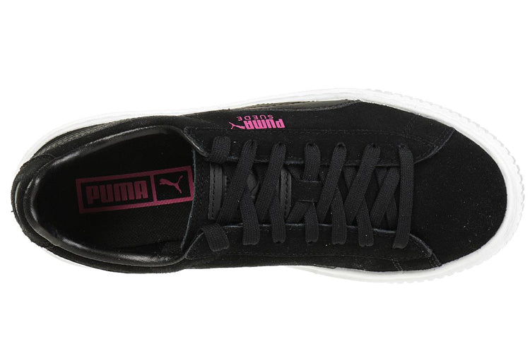 PUMA Suede Platform Jr Casual Shoes Black 363663-01