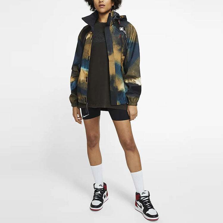 (WMNS) Air Jordan Wings Logo Loose Short Sleeve Asia Edition 'Black' CV7430-010