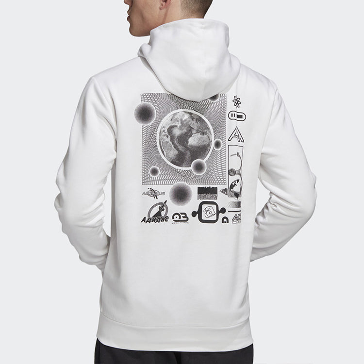 Men's adidas Casual Sports White Pullover GI6397