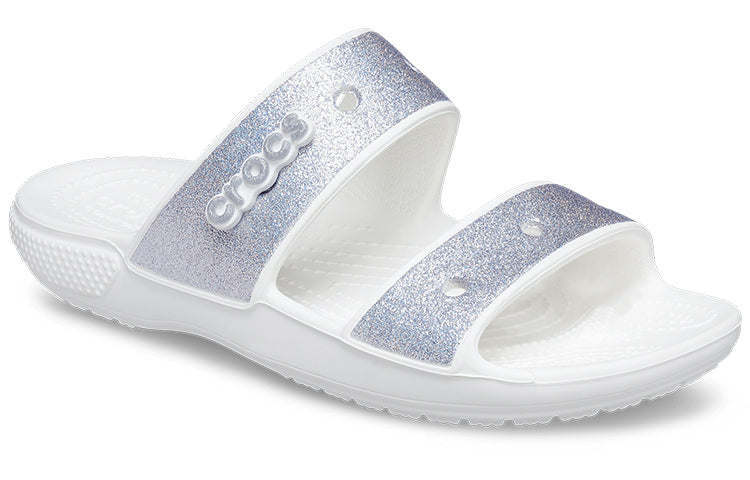 Crocs Classic Casual Fashion Unisex Silver Slippers 207769-90H
