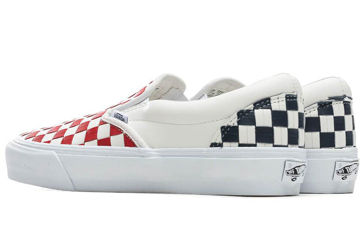 Vans Classic Slip-On VLT LX 'Leather Woven - Red' VN0A5JJ19JD