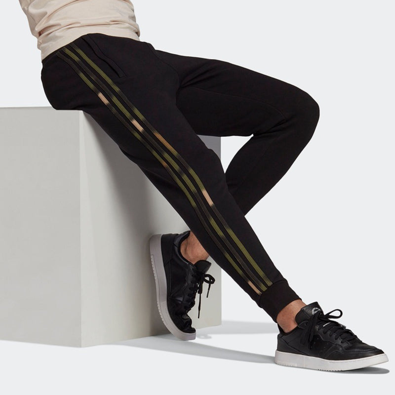 adidas originals Camo Sweat Pant Casual Sports Bundle Feet Long Pants Black GN1861