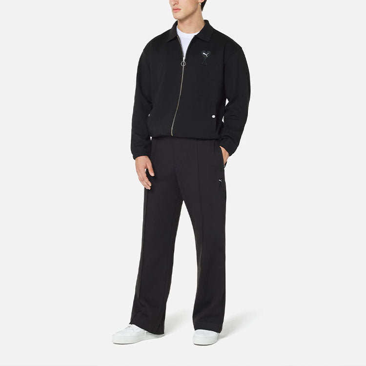 PUMA X AMI Wide Leg Pants 'Black' 534068-01