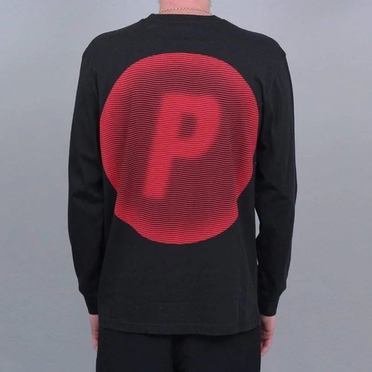 PALACE Unisex Pircular Round-neck Sweateshirt Black P15LS013