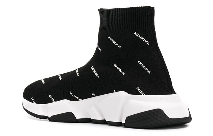 (WMNS) Balenciaga Speed Trainer 'Black White' 525721W06501006