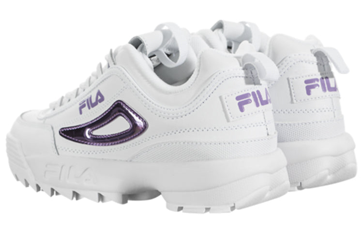 FILA Disruptor 2 Low Top Clunky Sneaker White/Purple 5FM00702_153