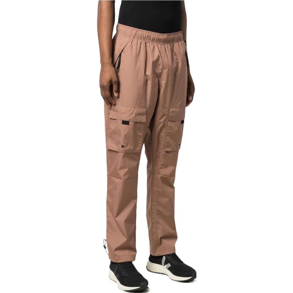 Men's Nike Solid Color Side Pocket Mid Waist Straight Cargo Casual Pants/Trousers Khaki DC9663-256