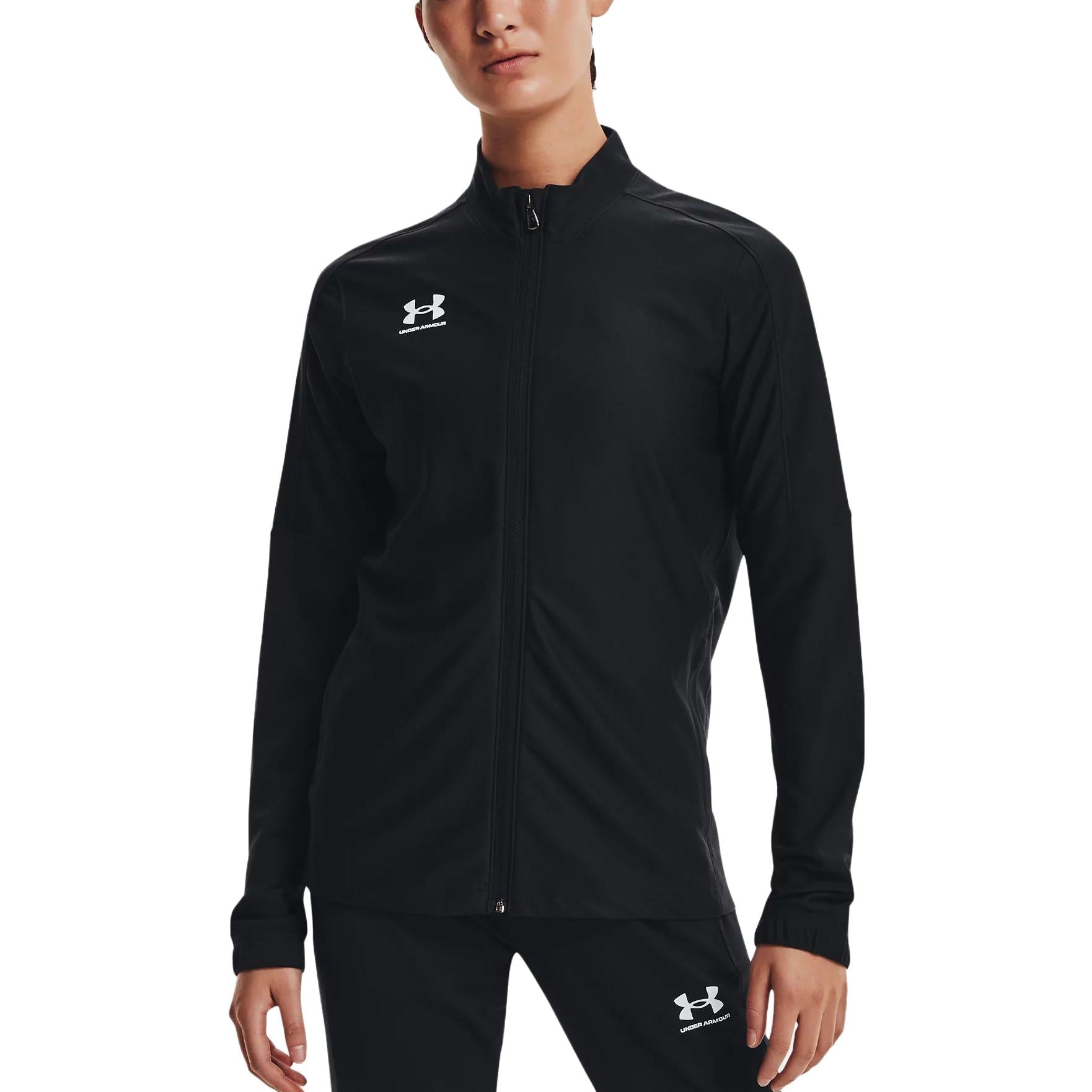 (WMNS) Under Armour Challenger Track Jacket 'Black' 1365427-001