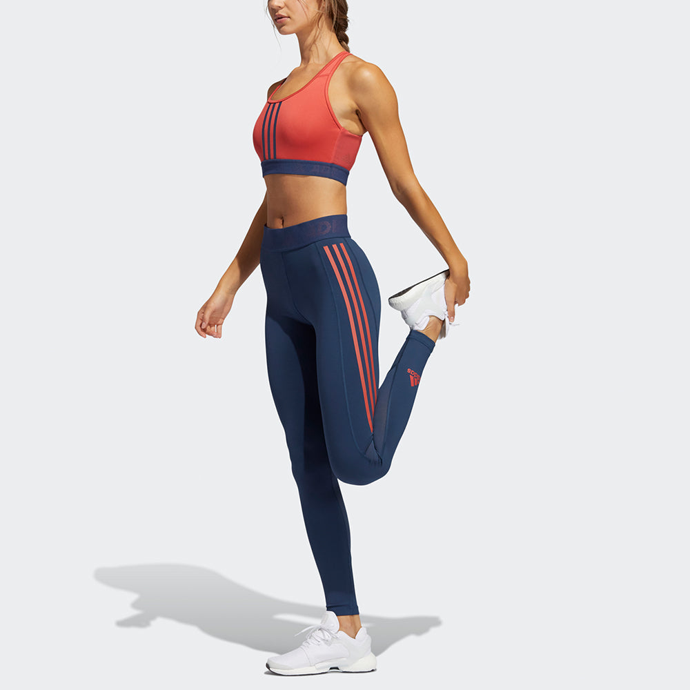 (WMNS) adidas TF Turf L 3S Sports Leggings Blue GM2850